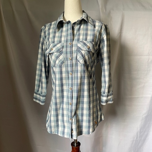 Carhartt Tops - Carhartt button-up shirt, size 0-2
